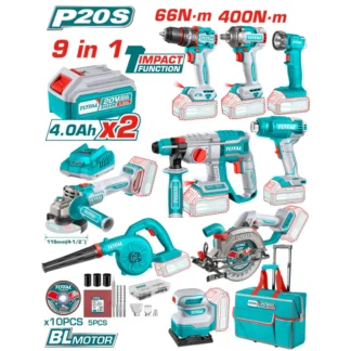 COMBO 9PCS TOTAL 20V UTCKLI2098