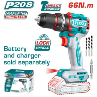 TALADRO TOTAL 20V 1/2 66NM IMPAC  S/B TIDLI206681