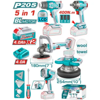 COMBO TOTAL 20V 5PCS UTOSLI250592