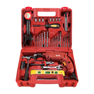 DCK KZJ04-13 TALADRO PERCUTOR (1/2") 500W + 40 ACCESORIOS