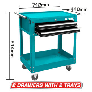 CARRO ORGANIZADOR TOTAL METAL 2 NIVELES THPTC201