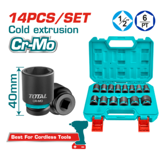 JUEGO CUBOS TOTAL 14PCS 1/2″ THISTD12141