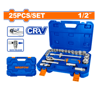 JUEGO CUBOS WADFOW 1/2″ 25PCS WST2D25