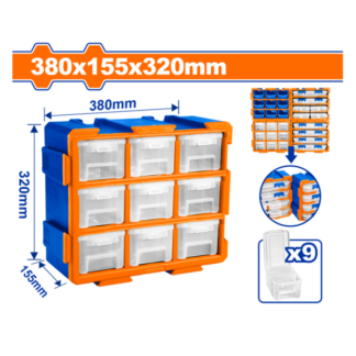 CAJA ORGANIZADORA WADFOW 9PCS WTB8331