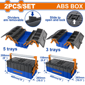 CAJA HERRAMIENTAS WADFOW 2PCS 18″ WTB4308