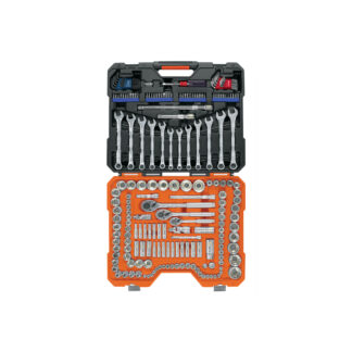 JJUEGO HERRAMIENTAS 199 PIEZAS 1/4", 3/8" y 1/2" JD-199MP