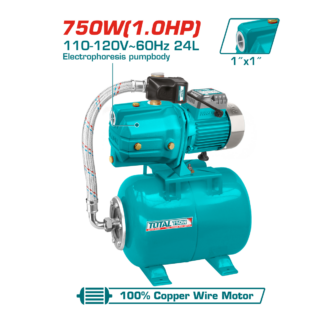 BOMBA JET C/TANQUE TOTAL 24L, 1HP UTWP47506