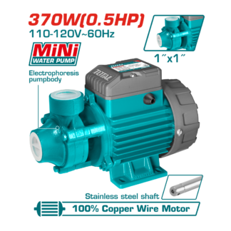 BOMBA PERIFERICA TOTAL 0.5HP 1″ 120V UTWP137026