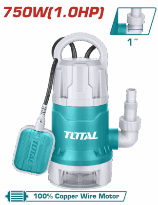 BOMBA SUMERGIBLE TOTAL AGUA SUCIA 1.0HP 120V UTWP87506