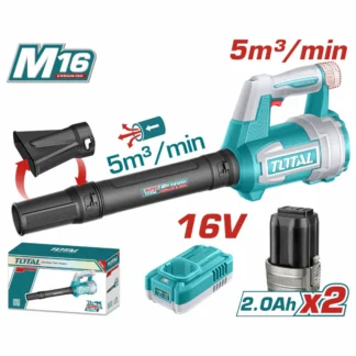 SOPLADORA TOTAL 16V C/2BAT 1300RPM UTABLI168082