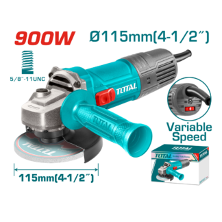ESMERILADORA ANGULAR TOTAL 4 1/2″ 900W UTG1091155653