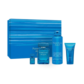 SET PERRY ELLIS AQUA 4PCS H 100ML