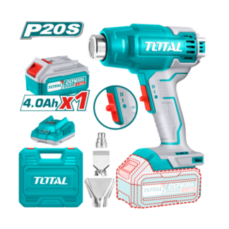 Pistola de Calor TOTAL 20V con Batería 4.0Ah UTBLI20025
