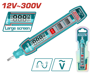 Probador de voltaje TOTAL tipo lápiz digital THTS33001