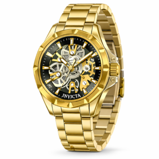 Reloj INVICTA Objet D Art 50380 Esqueleto Dorado