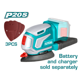 Lijadora Palma Triangular TOTAL 20V TDSLI2051
