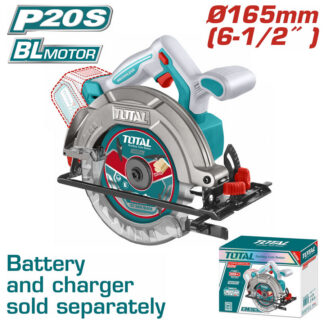 Sierra Circular TOTAL 20V 6.5 Pulgadas TSLI1652